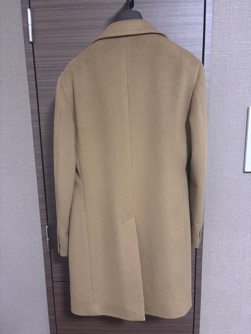 タリアトーレ　カシミヤ100% チェスターコート　キャメル　44サイズ