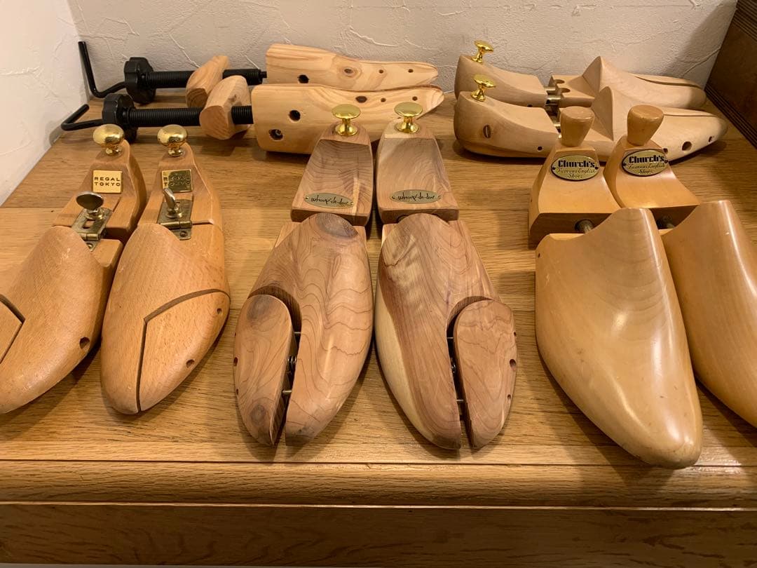 【新品未使用】REGAL TOKYO等木製靴木型 5点セット