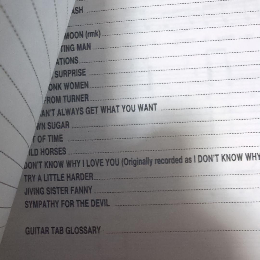 ローリングストーンズシングルズコレクションロンドンイヤーズタブ譜