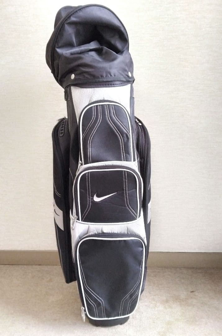 ナイキ　キャディバック　14分割　9型　ブラック　ナイロン