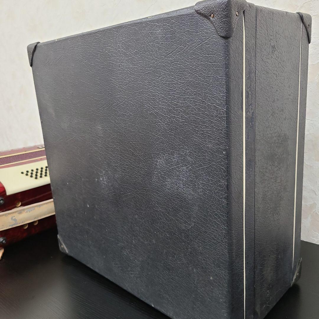 TOMBO トンボ アコーディオン T-48 バスボタン付 赤