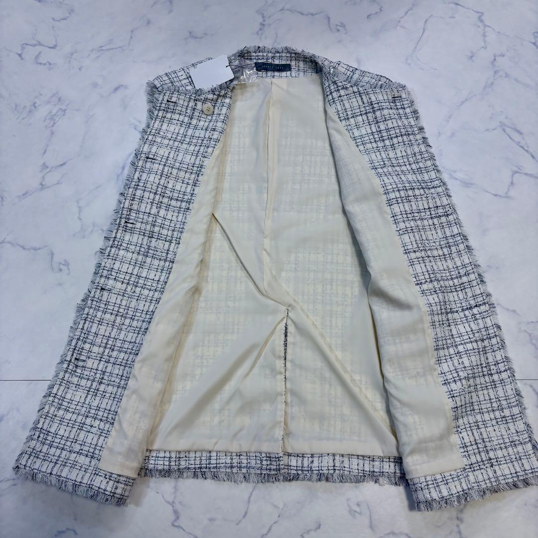 新品未使用 2024年発売 theory luxe ツイード ジレ M