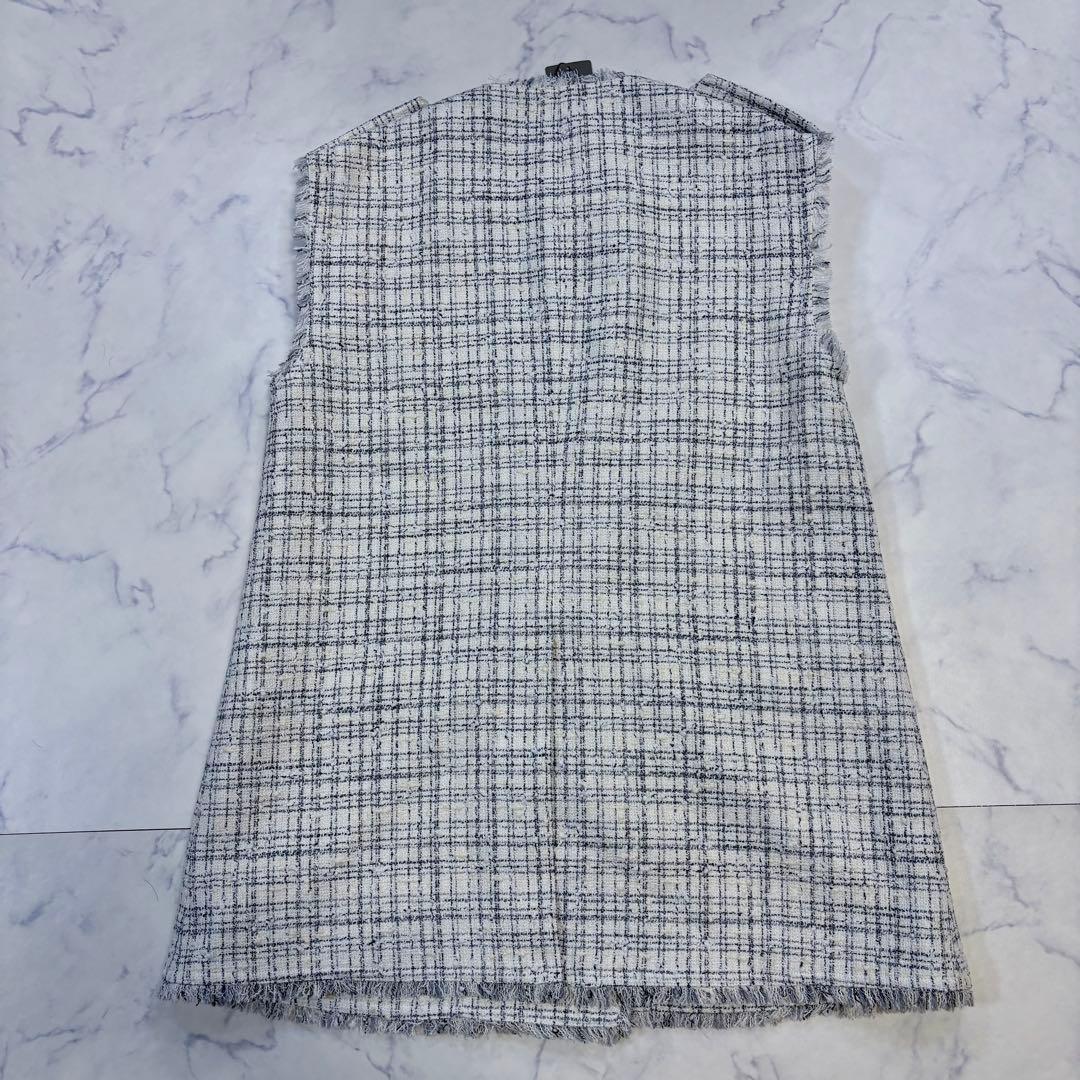 新品未使用 2024年発売 theory luxe ツイード ジレ M