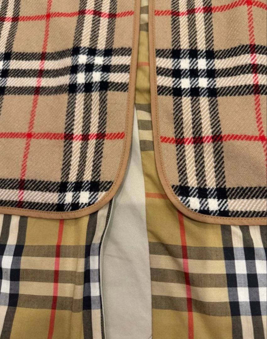 【BURBERRY バーバリー】 ライナー付き ステンカラーコート LL メンズ