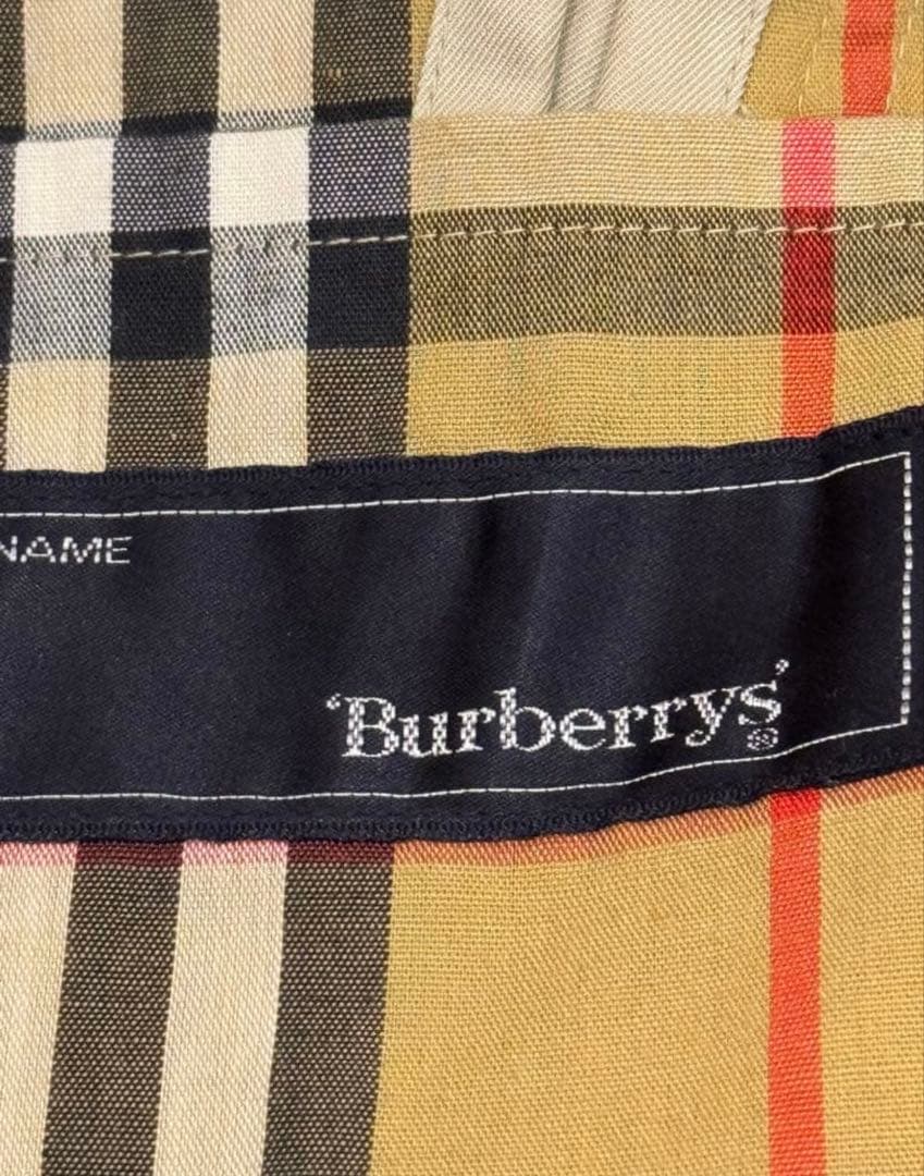 【BURBERRY バーバリー】 ライナー付き ステンカラーコート LL メンズ