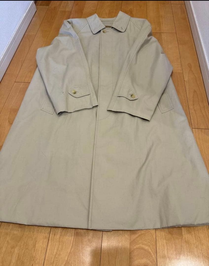 【BURBERRY バーバリー】 ライナー付き ステンカラーコート LL メンズ