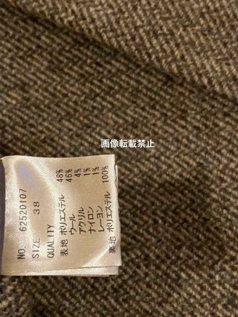 anuke Herringbone Wool Jacket ベージュ