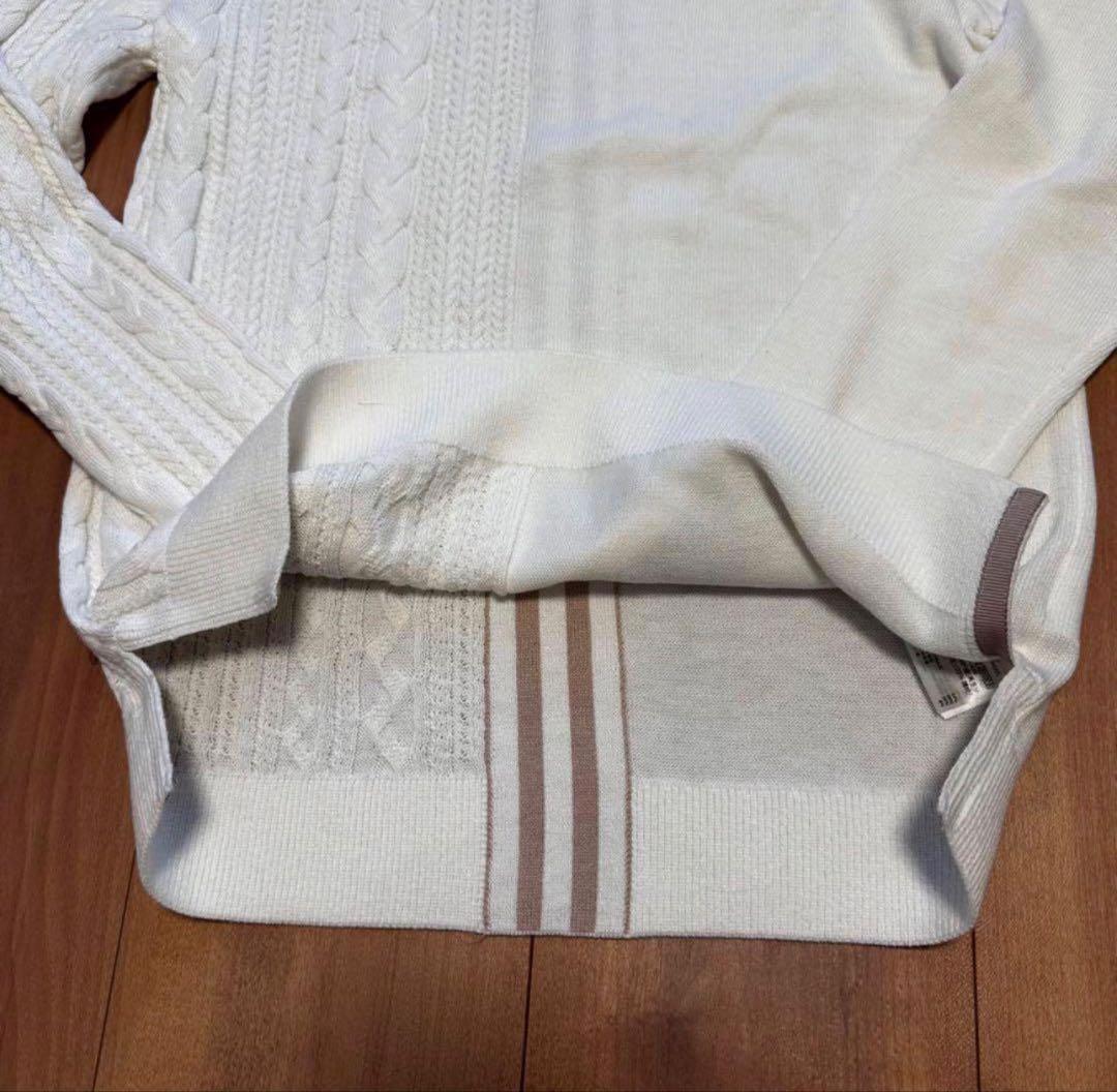 長袖セーター　ニットスカート　サイズL セットアップ　ゴルフウェア　秋冬　ウール