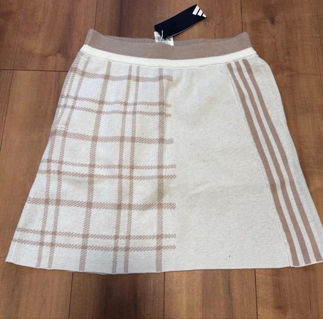 長袖セーター　ニットスカート　サイズL セットアップ　ゴルフウェア　秋冬　ウール