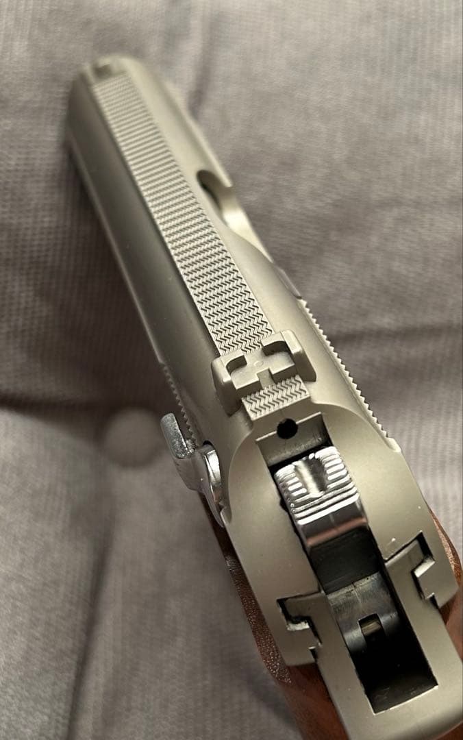 【マルシン】ワルサーPPK ロストステンレス シルバーメッキ【モデルガン】