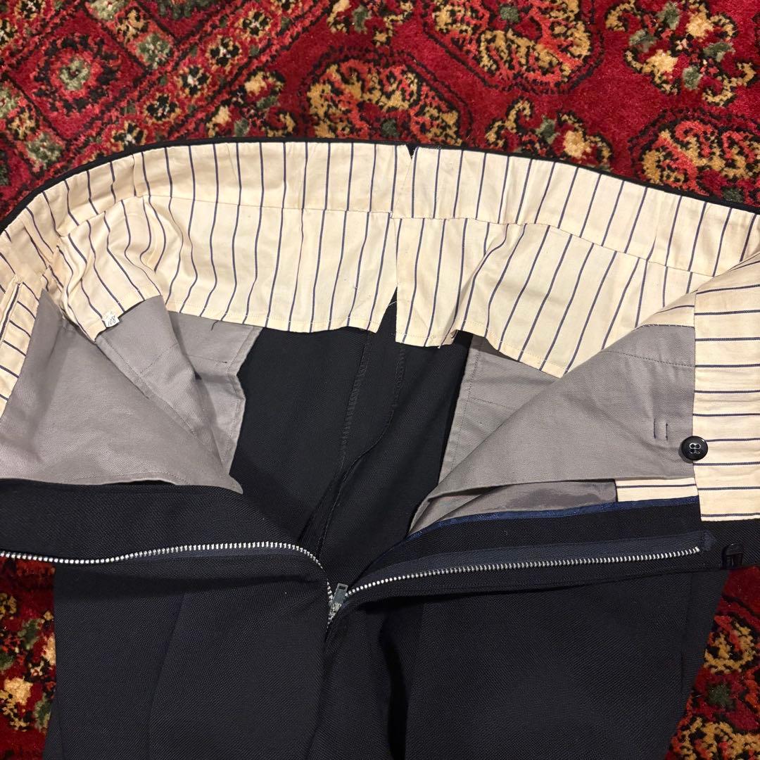 50s,60s ウールギャバスラックス　ブラック