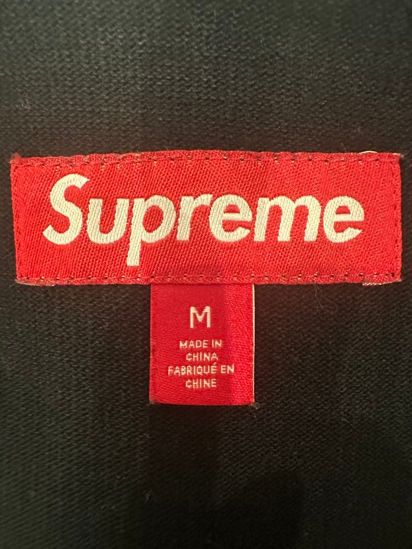 Supreme ポロシャツ M 黒