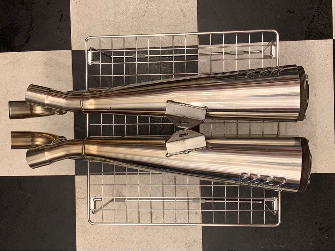 SUPERTRAPP ステンレスマフラー 2本セット　VMAX