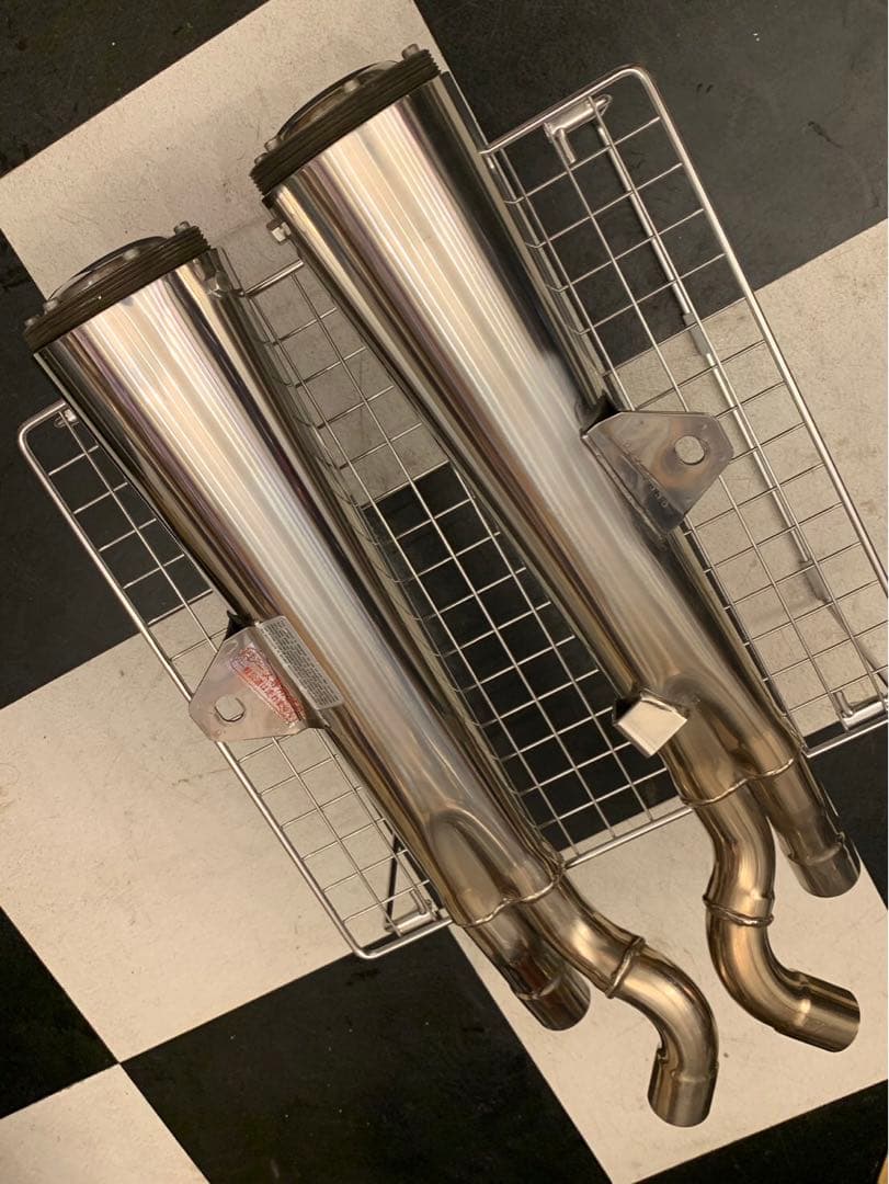 SUPERTRAPP ステンレスマフラー 2本セット　VMAX