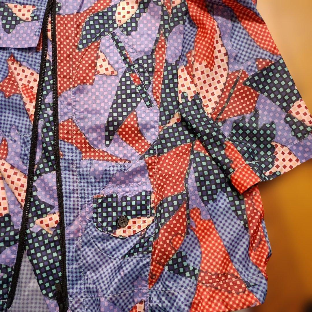 カラフルドット柄フード付きジャンパー