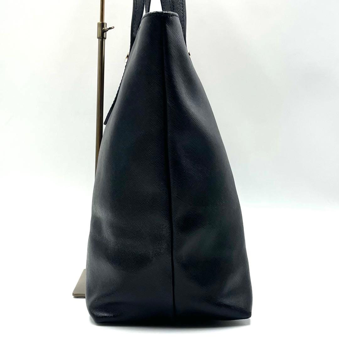 極美品 ヴィヴィアンウエストウッド トートバッグ ディアマンテハート 黒 レザー