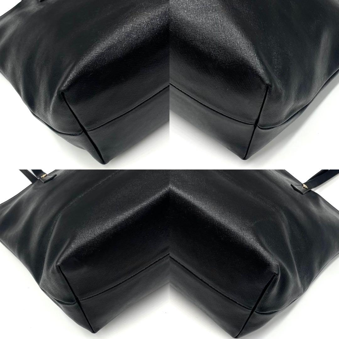 極美品 ヴィヴィアンウエストウッド トートバッグ ディアマンテハート 黒 レザー
