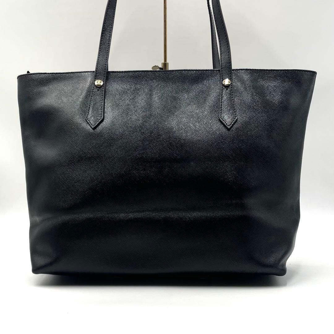 極美品 ヴィヴィアンウエストウッド トートバッグ ディアマンテハート 黒 レザー