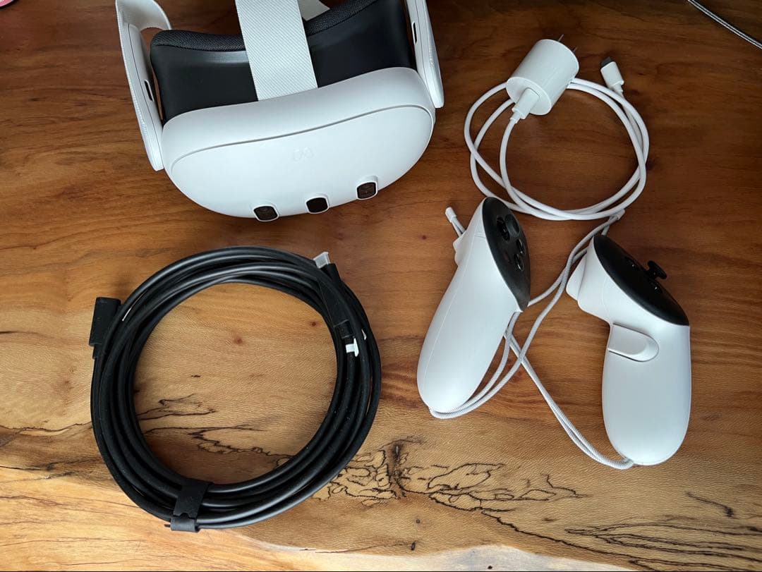 25/09購入2回使用  Quest 3 512GB、LINKケーブル