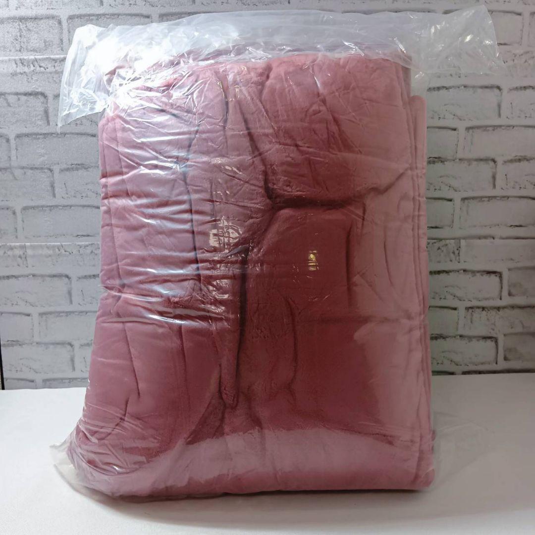 【未使用】ヒートループ 羽毛入り 掛け布団 シングル ピンク