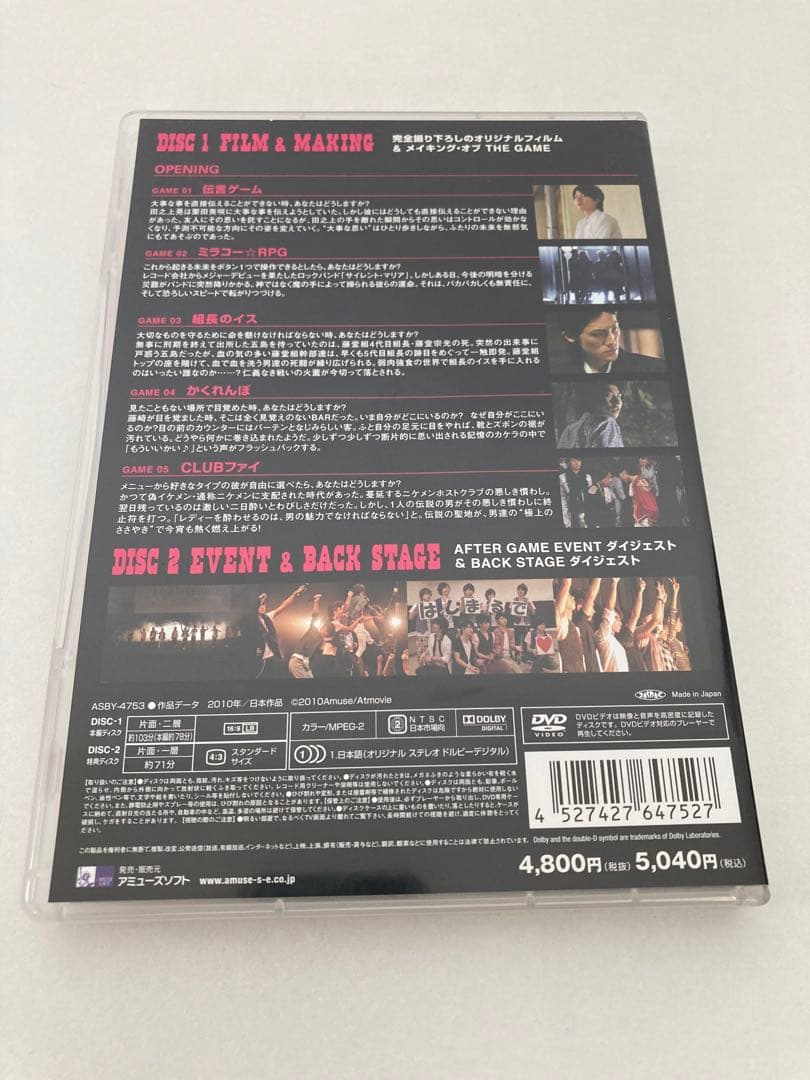 The Game 〜Boy’s Film Show〜2010