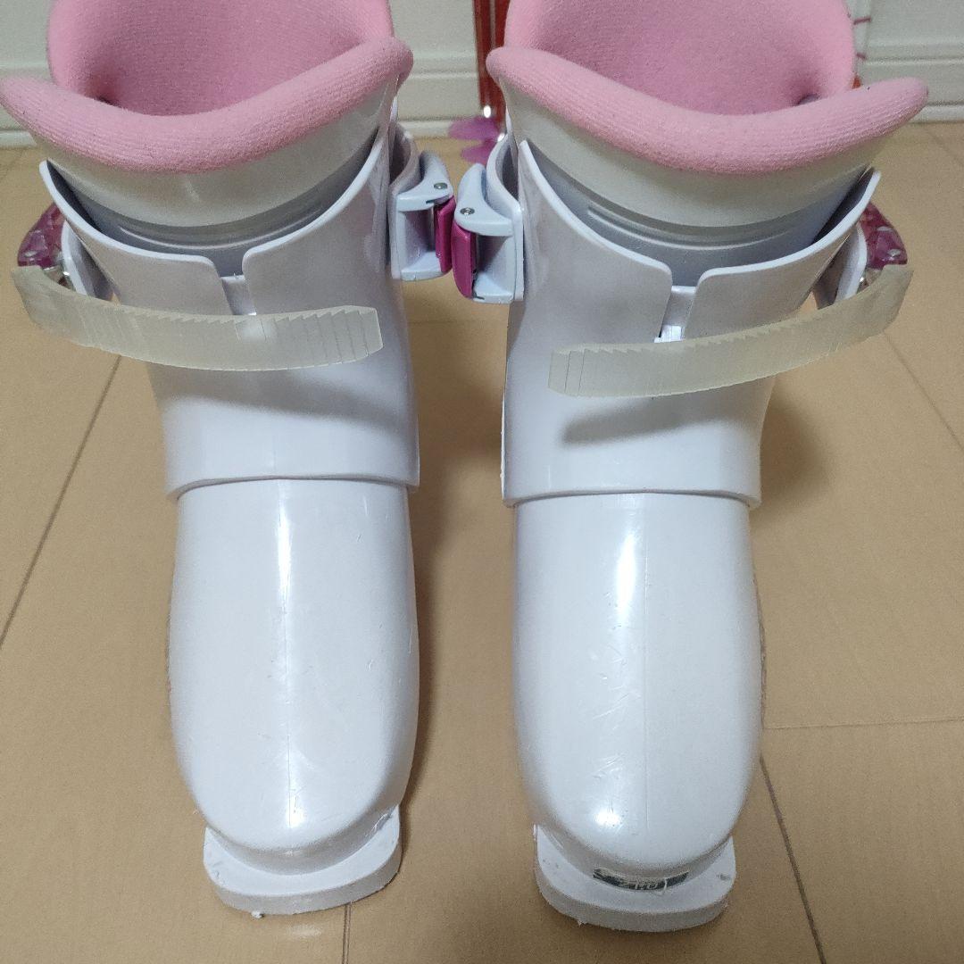 スキー3点セット キッズ スキー板120cm ブーツ21cm ストック100cm