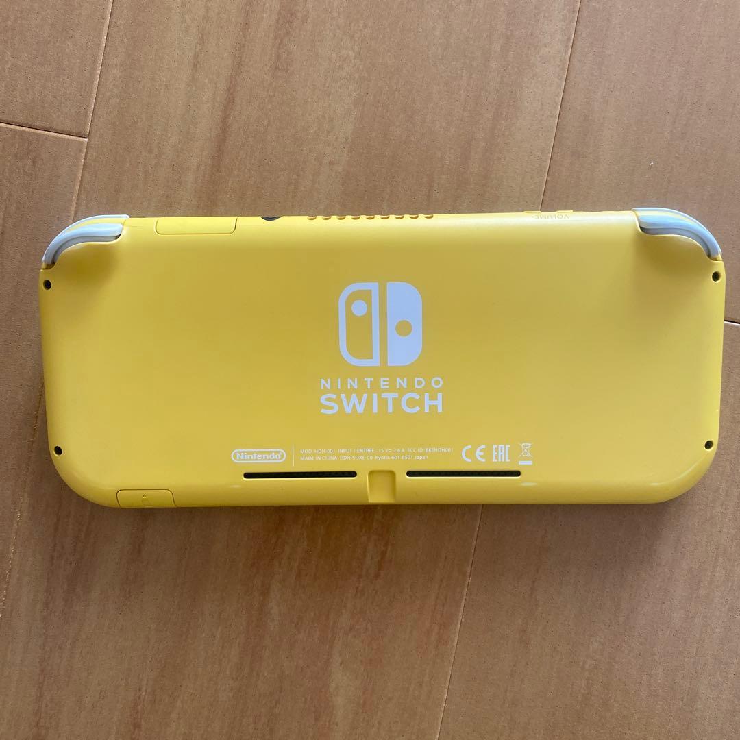 SwitchLight本体黄色 充電器 ケース SD128GB 付