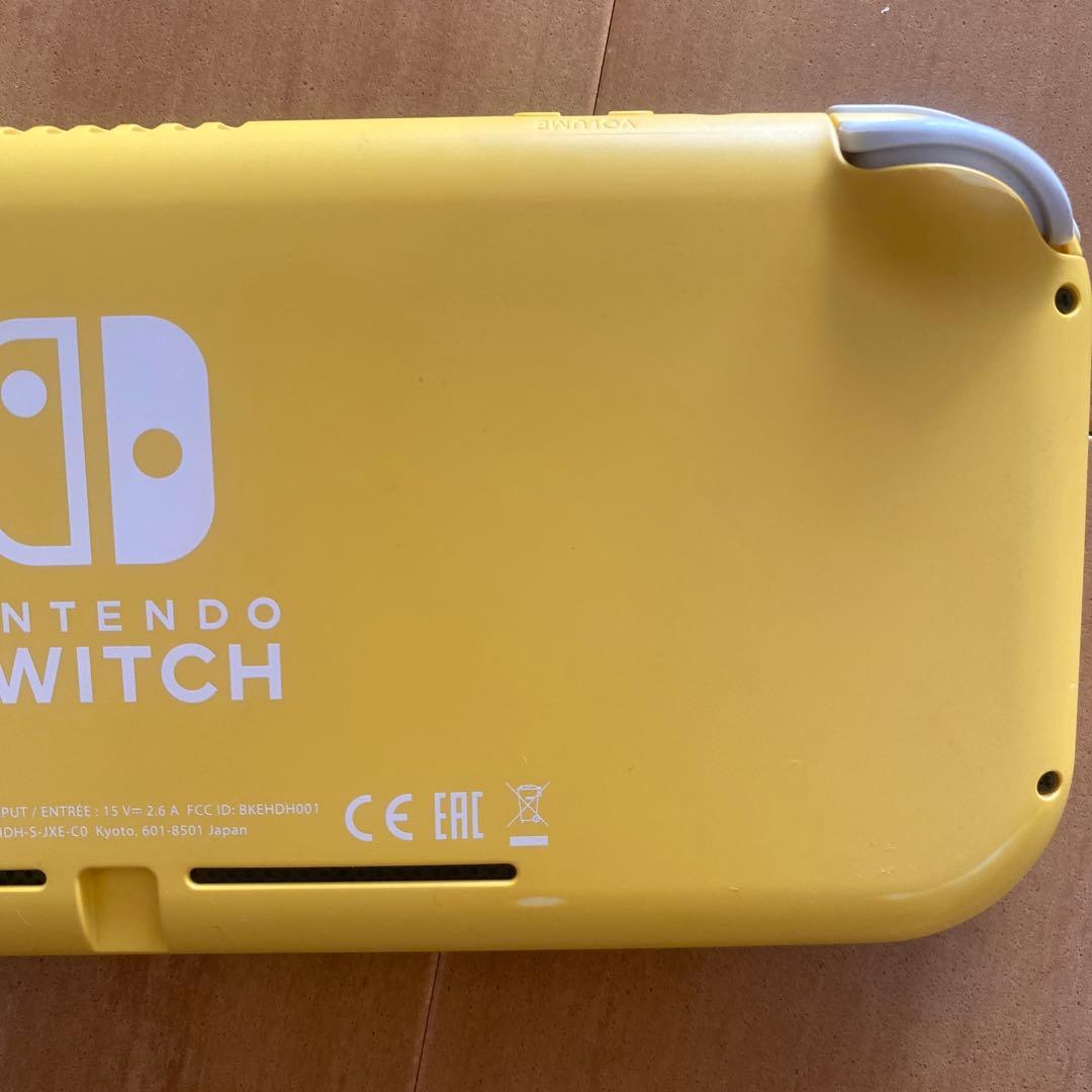 SwitchLight本体黄色 充電器 ケース SD128GB 付