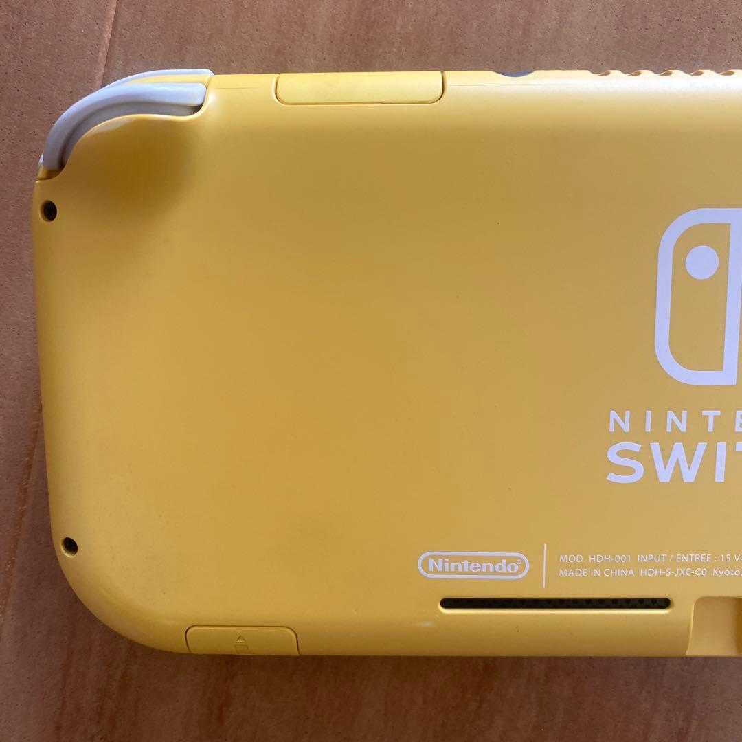 SwitchLight本体黄色 充電器 ケース SD128GB 付