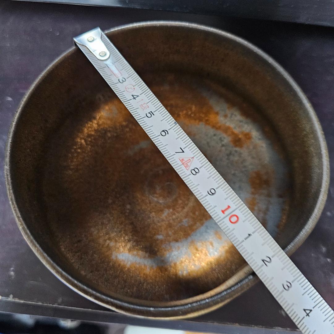 ル*２様 幕末から明治の布志名焼 金流し茶碗 珍品です