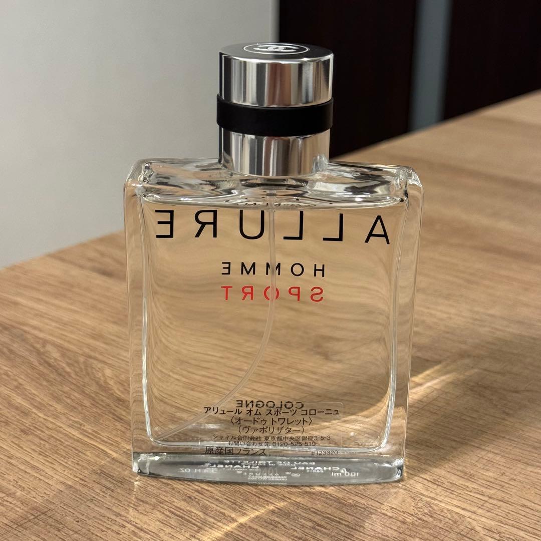 【CHANEL】アリュール オム スポーツ コローニュ 香水 100mlボトル