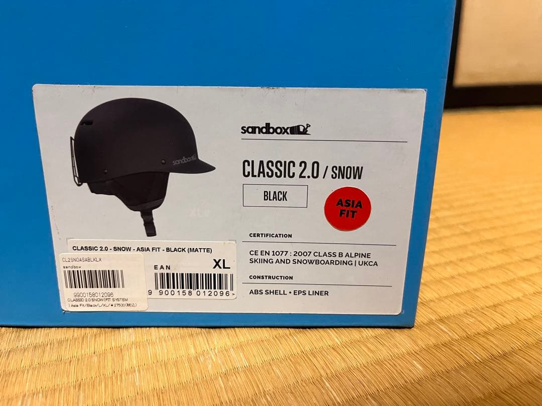 Sandbox CLASSIC 2.0  ASIA FIT ブラックXL