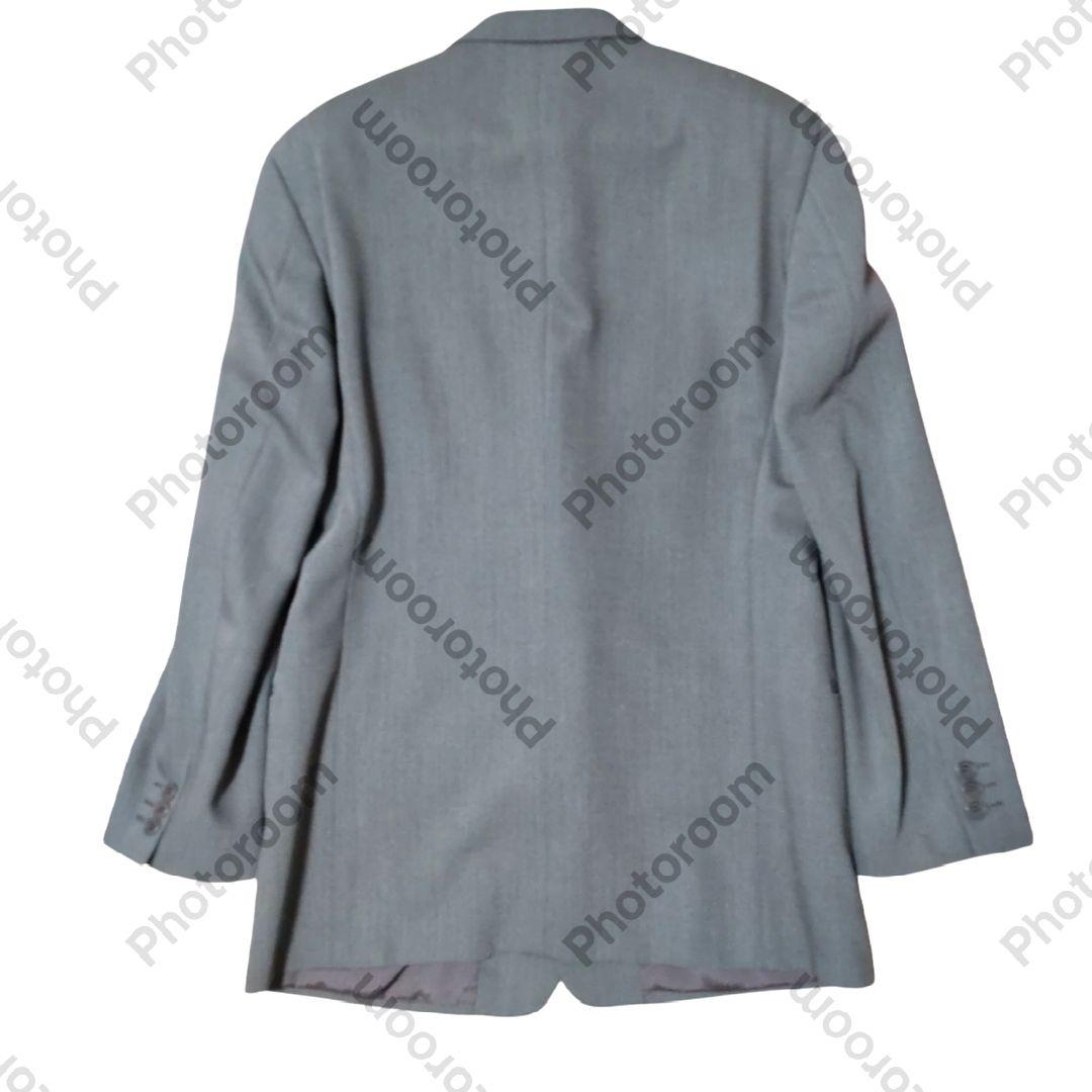 GIORGIO ARMANIイタリア製 ビジネススーツ黒カーキ茶カラー畦織