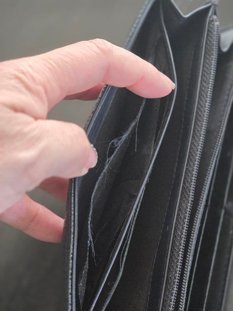 再値下げ❗CHANEL ブラックレザー 長財布