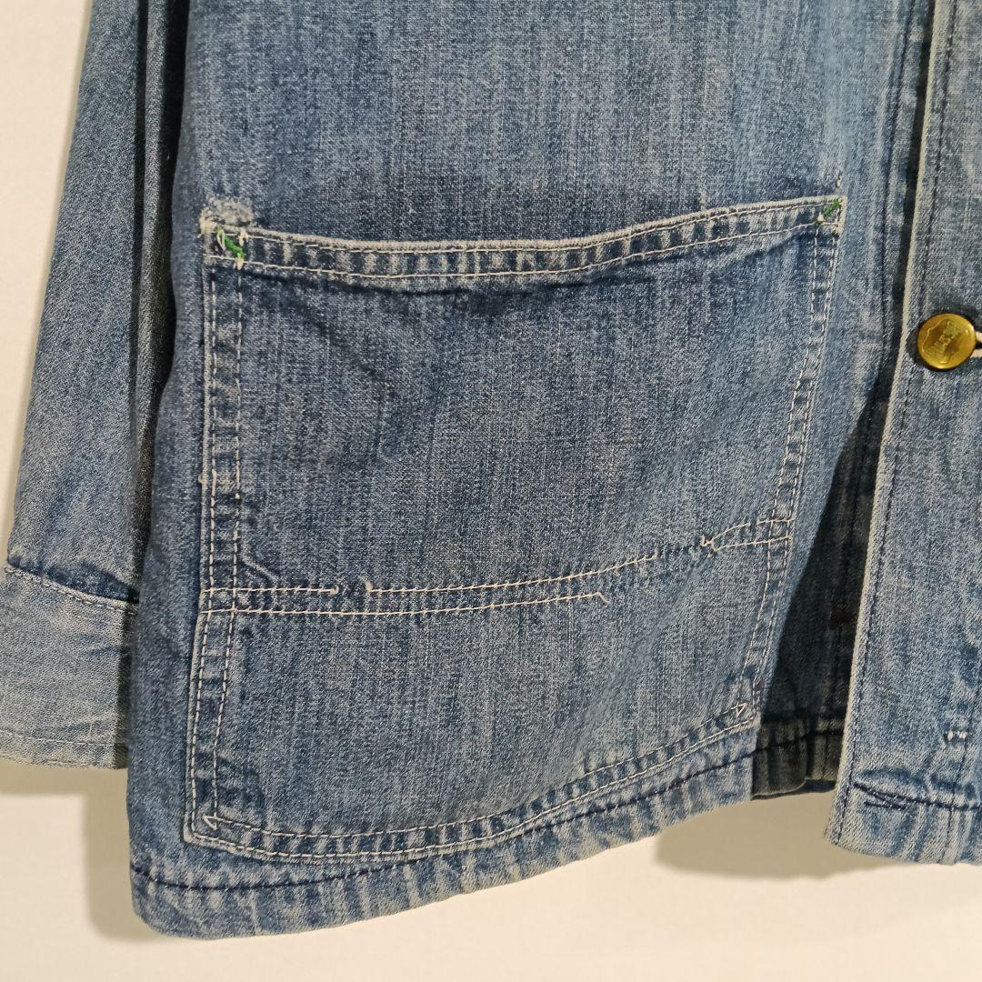 60s 70s BIGSMITH ビッグスミス デニムカバーオールジャケット36
