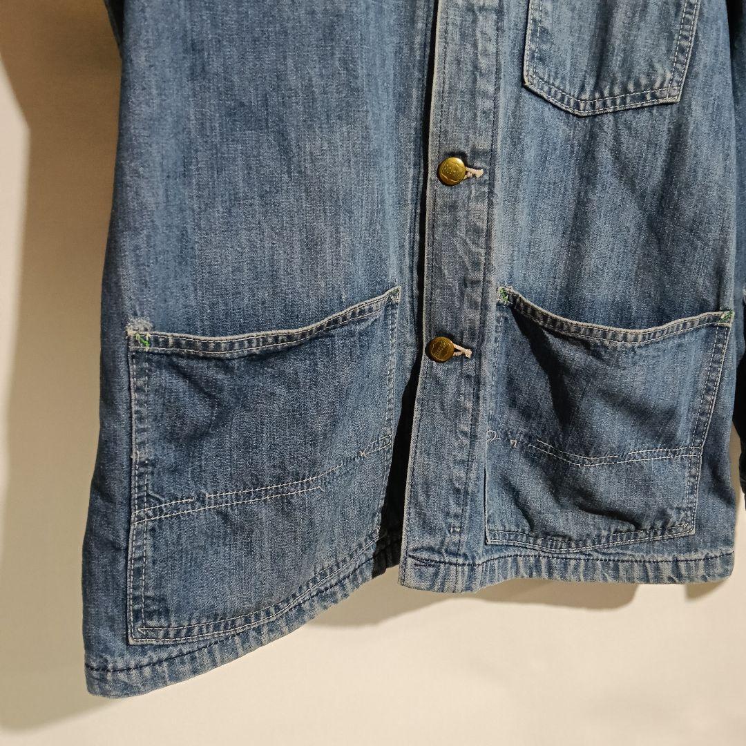 60s 70s BIGSMITH ビッグスミス デニムカバーオールジャケット36