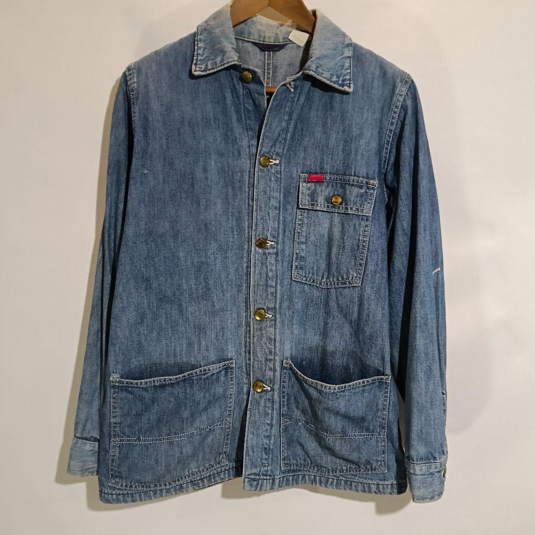 60s 70s BIGSMITH ビッグスミス デニムカバーオールジャケット36