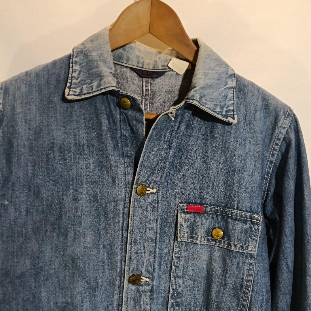 60s 70s BIGSMITH ビッグスミス デニムカバーオールジャケット36