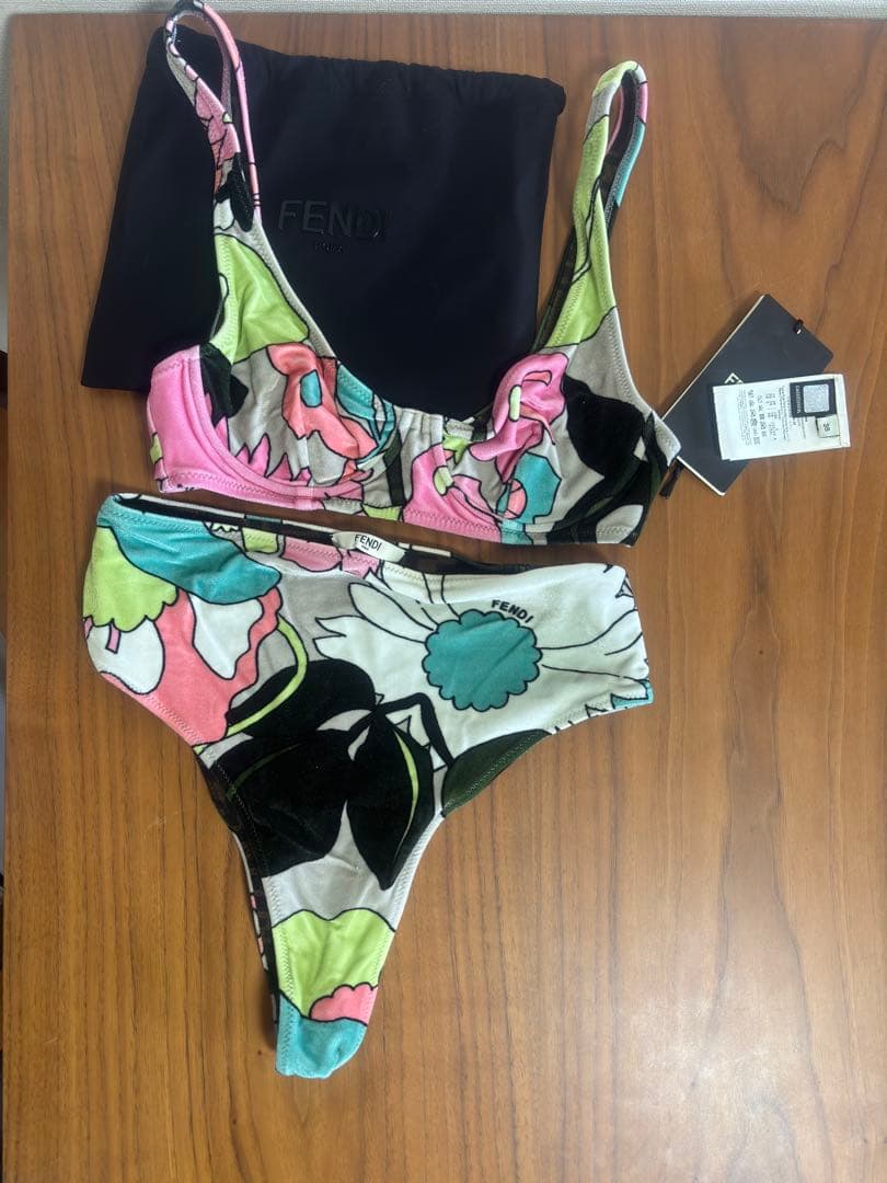 FENDI フラワープリントビキニ/新品未着用/サイズ38