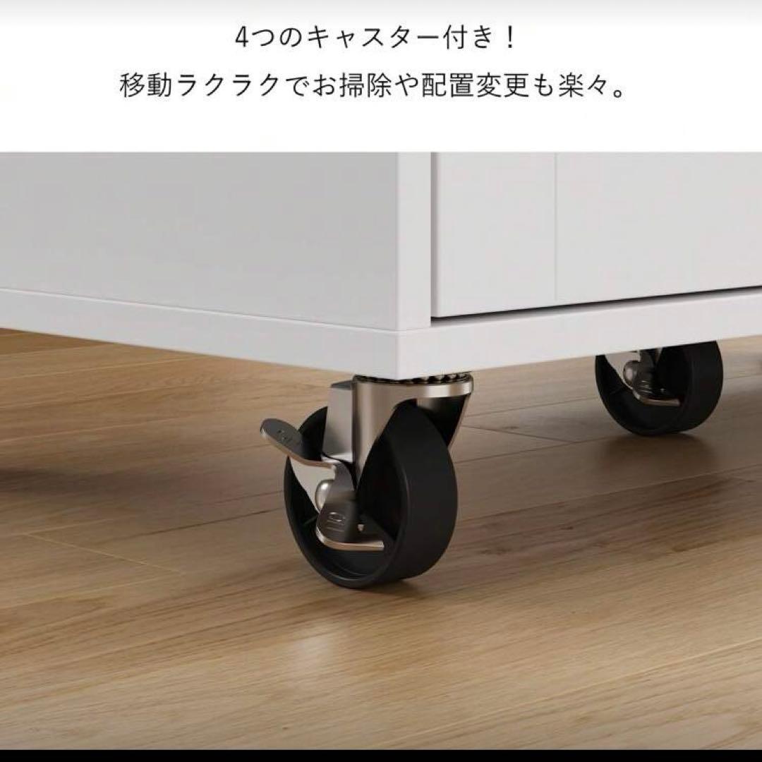 キャスター付き折りたたみ式キッチンカウンター