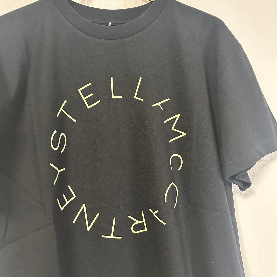ステラマッカートニー　ブラック ロゴプリント Tシャツ　新品　未使用　タグ付