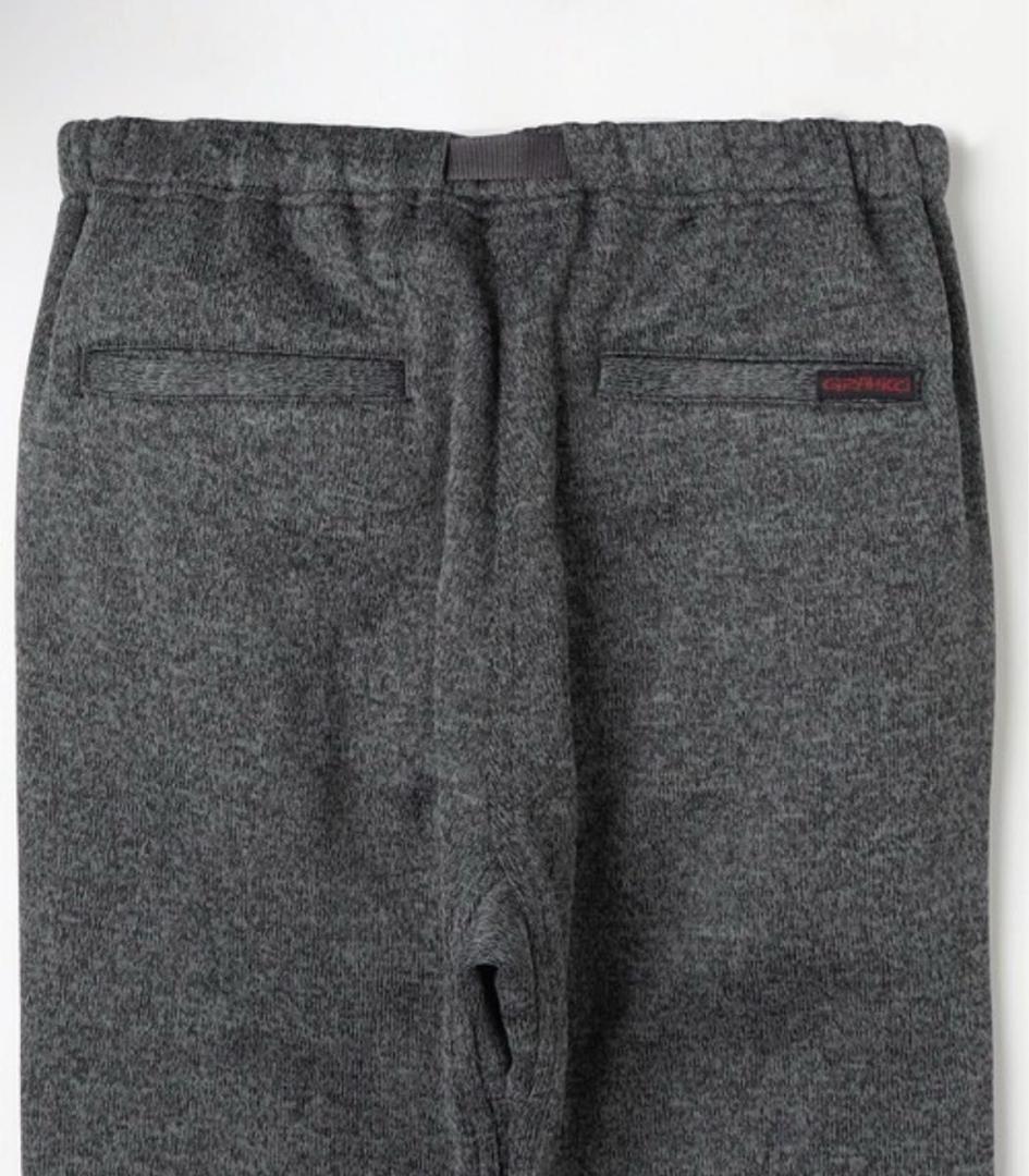 【新品】グラミチ ボンディング ニット フリースパンツ　ブラックMサイズ