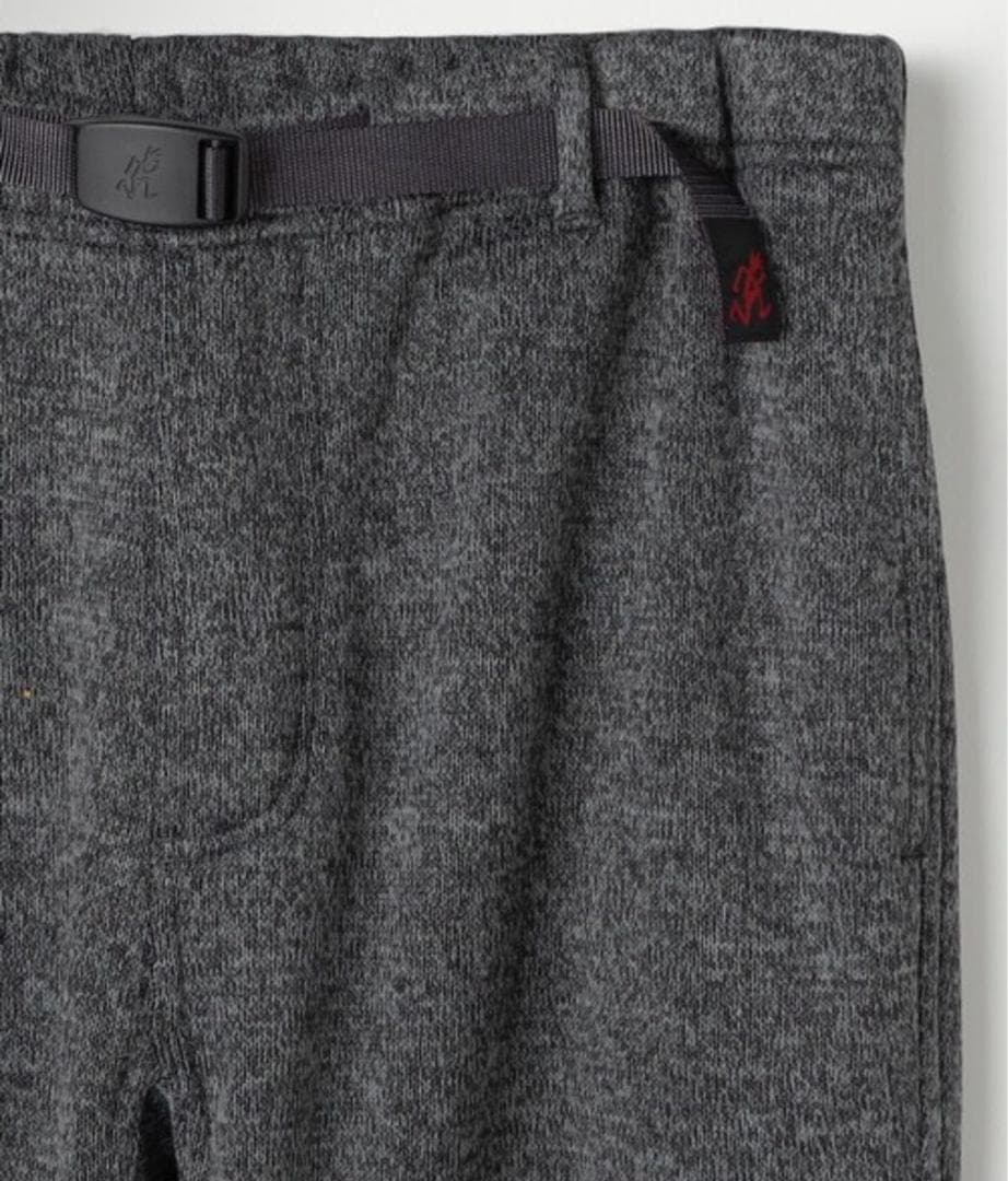 【新品】グラミチ ボンディング ニット フリースパンツ　ブラックMサイズ