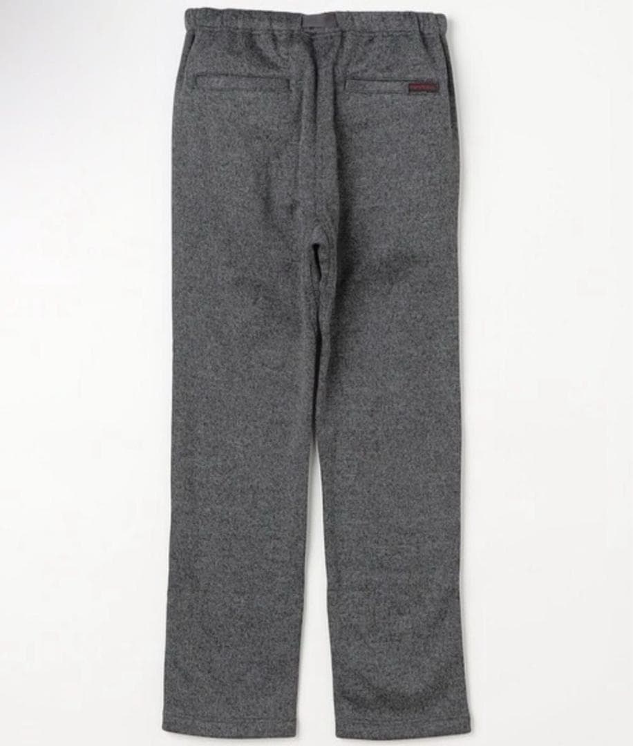 【新品】グラミチ ボンディング ニット フリースパンツ　ブラックMサイズ