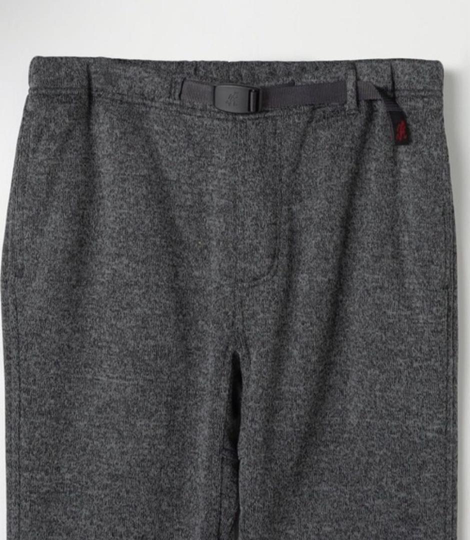 【新品】グラミチ ボンディング ニット フリースパンツ　ブラックMサイズ