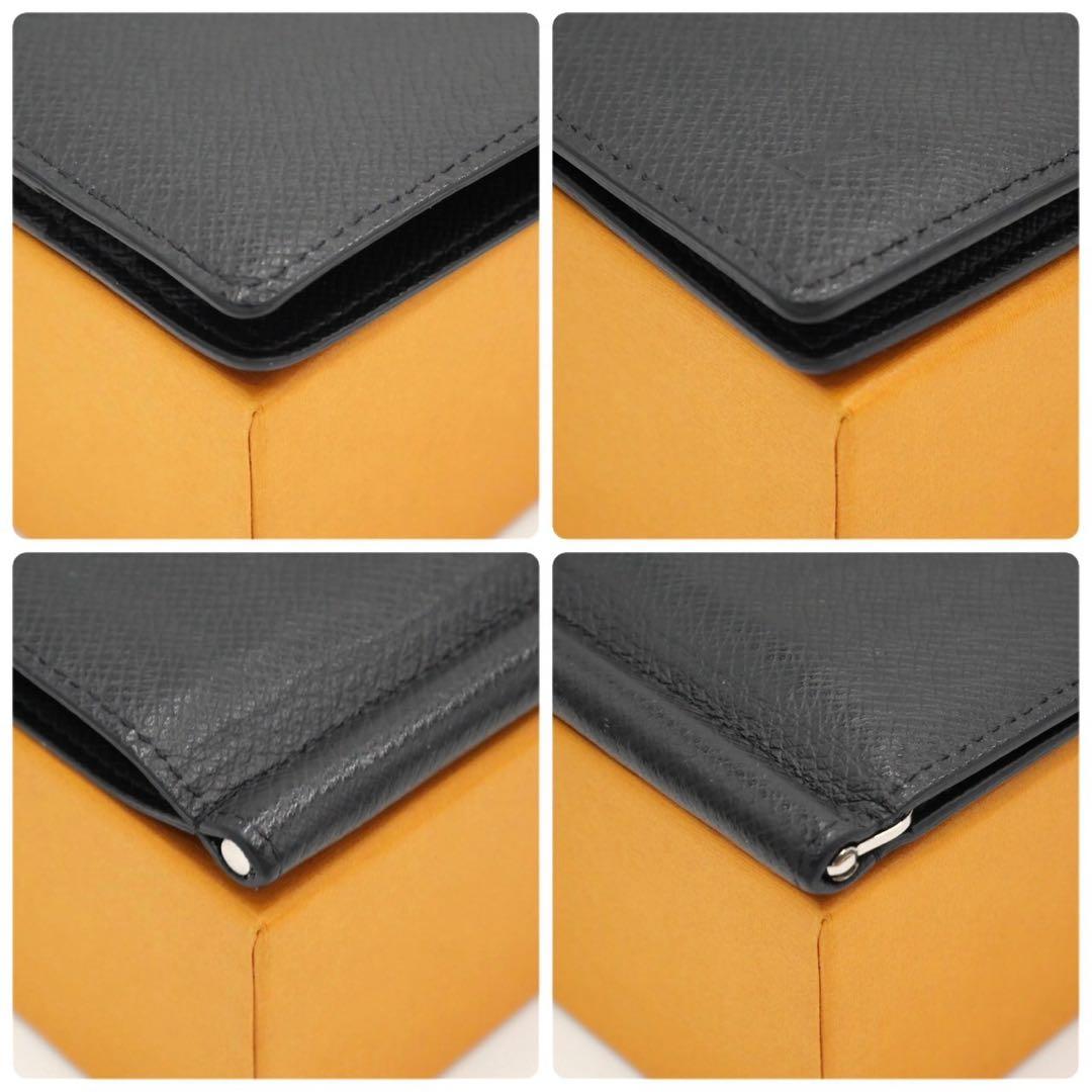 ルイヴィトン マネークリップ パンス ブラック 二つ折り財布 メンズ ビジネス