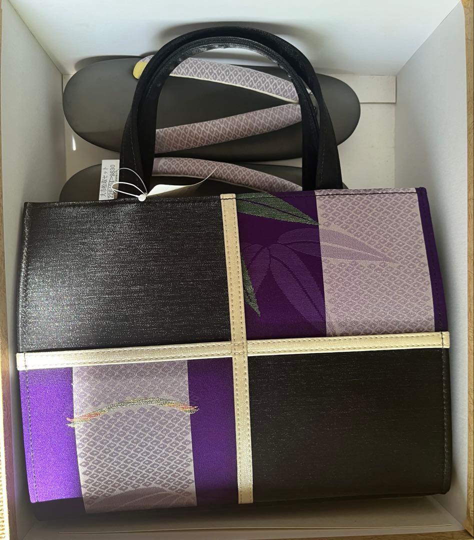 和装用バッグと草履Ｌセット