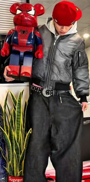 り*り様 BELVET Faded MA-1 BomberJacket