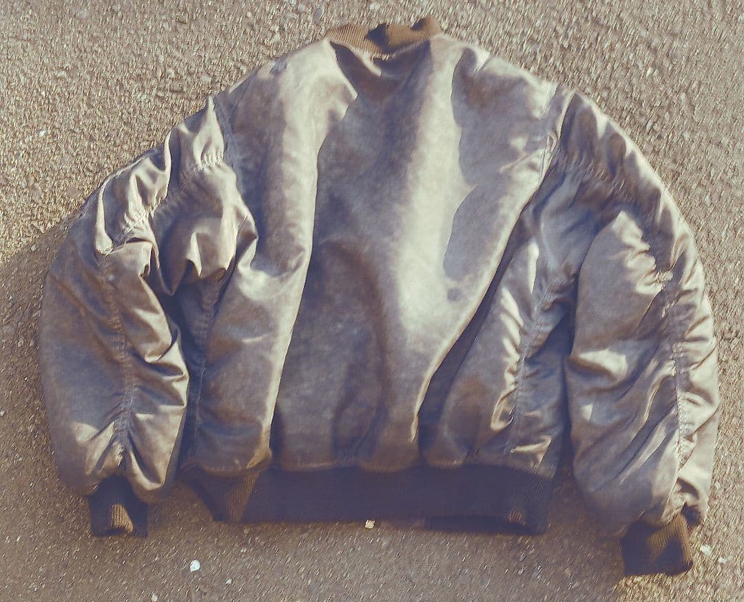 り*り様 BELVET Faded MA-1 BomberJacket