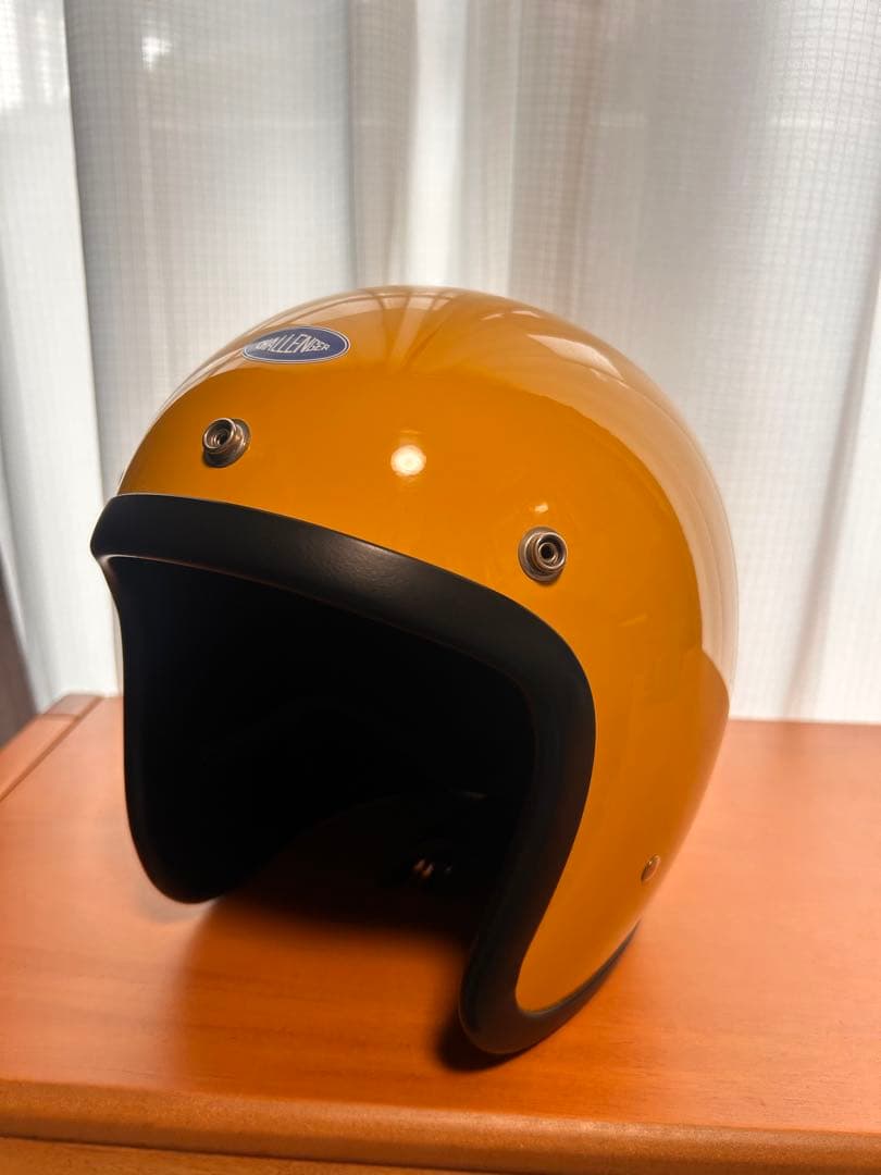 OCEANBEETLE ジェットヘルメット イエロー LAC オーシャンビートル